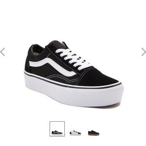 Vans Old Skool Platform Skate Shoe